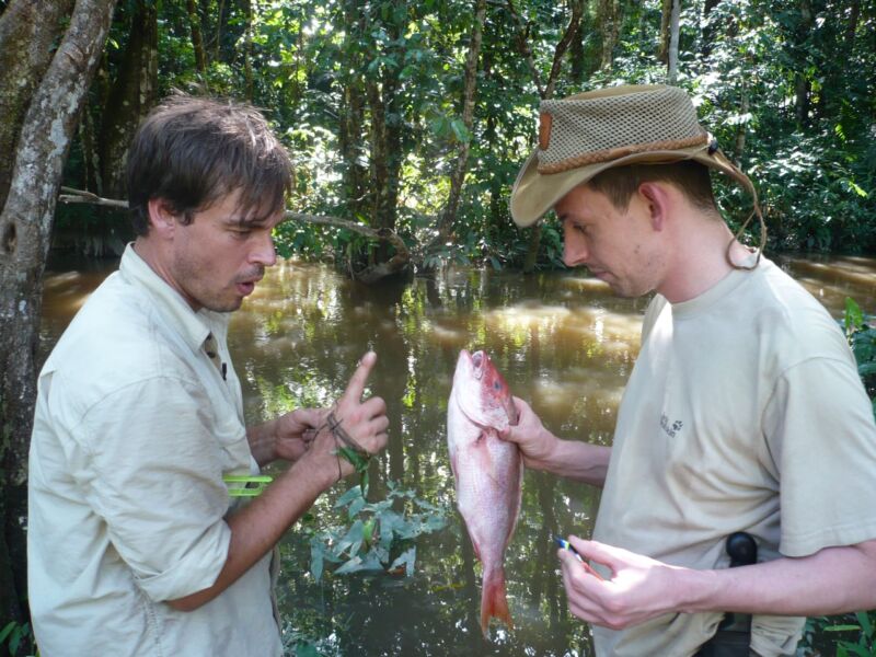 Harro und Dennis im Regenwald Französisch Guayana-min